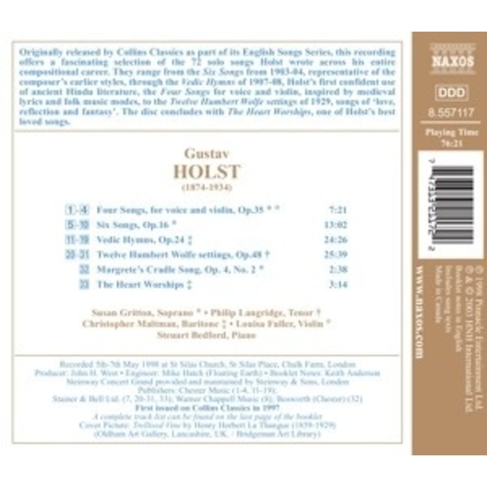 Naxos The English Song Series 6