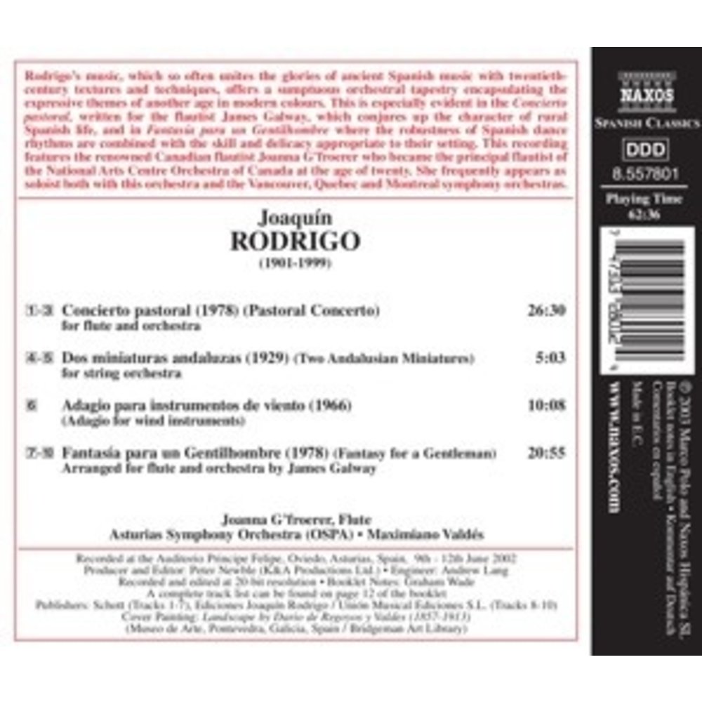 Naxos Rodrigo:com.orchestral Works.8