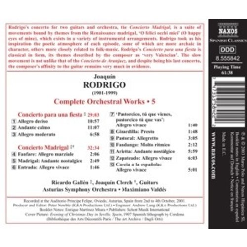 Naxos Rodrigo:com.orchestral Works.5