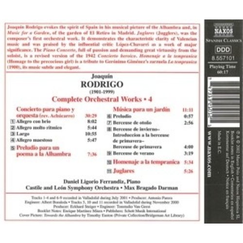 Naxos Rodrigo:com.orchestral Works.4