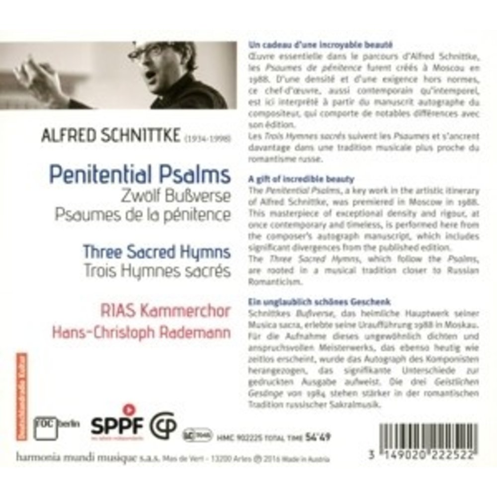 Harmonia Mundi Penitential Psalms