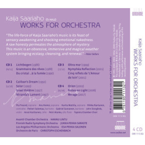 Ondine Saariaho: Works For Orchestra