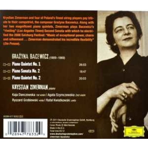 Deutsche Grammophon Bacewicz: Piano Sonata No.2; Piano Quintets Nos.1&