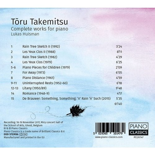 Piano Classics TAKEMITSU: Complete Works for Piano