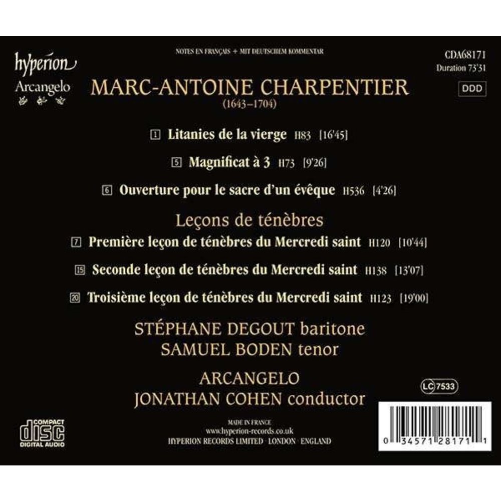 Hyperion Lecons De Tenebres