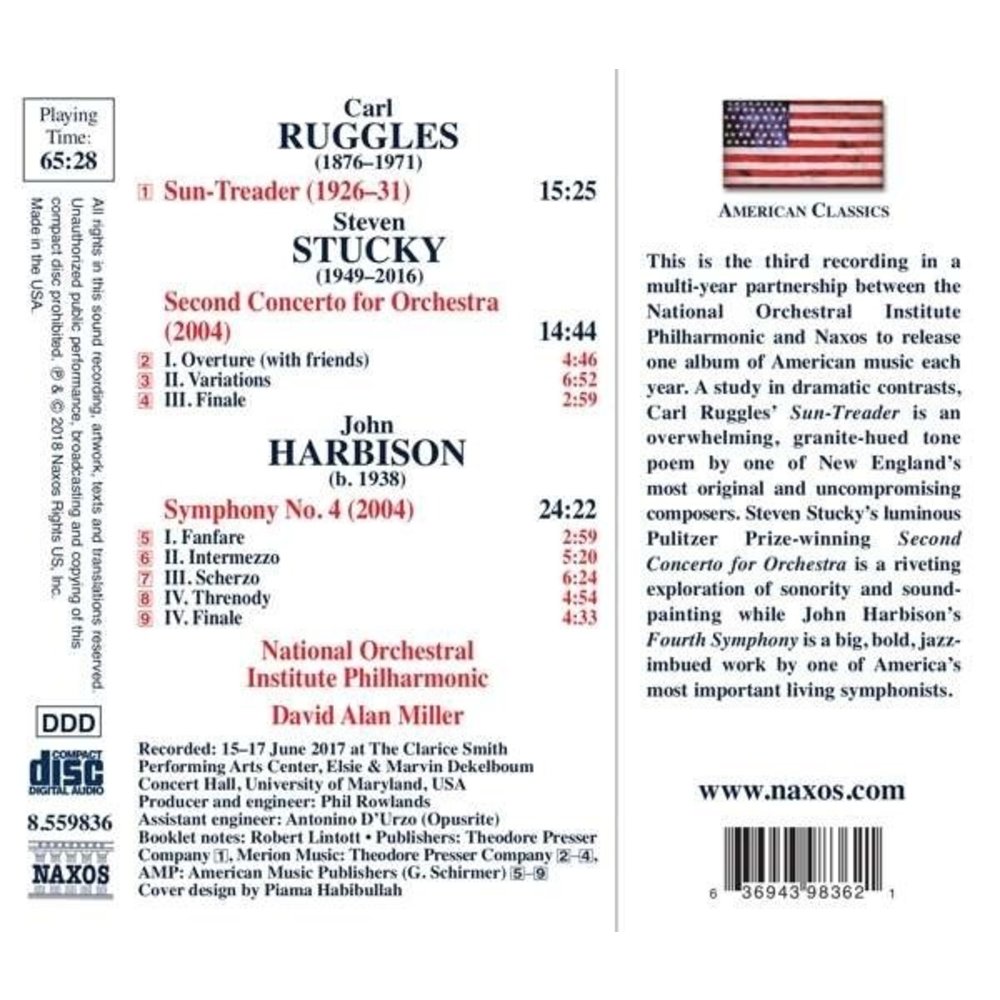 Naxos Harbison: Symphony No. 4