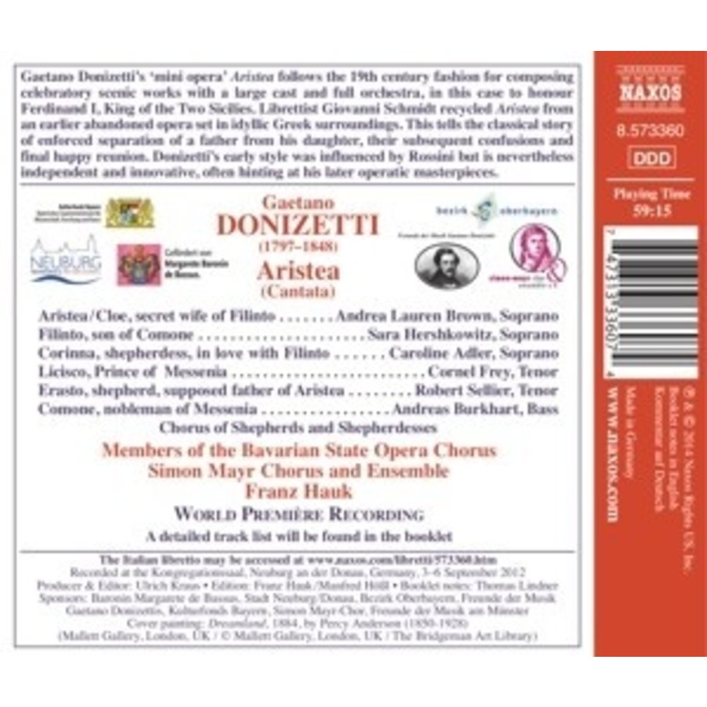 Naxos Aristea - Cantata