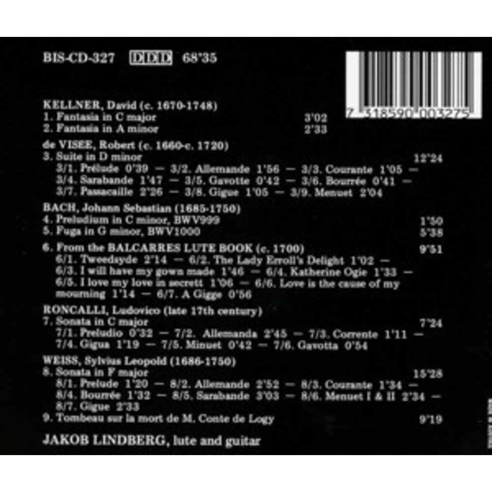 BIS Baroque Music For Lute