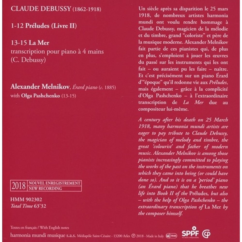 Harmonia Mundi Preludes. La Mer