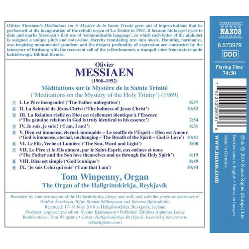 Naxos Messiaen: Meditations Sur Le Mystere De La Sainte-TrinitÃ©