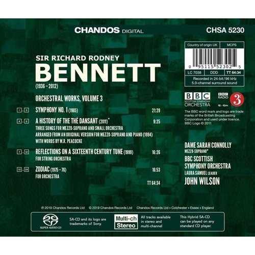 CHANDOS Bennett Orchestral Works Vol. 3