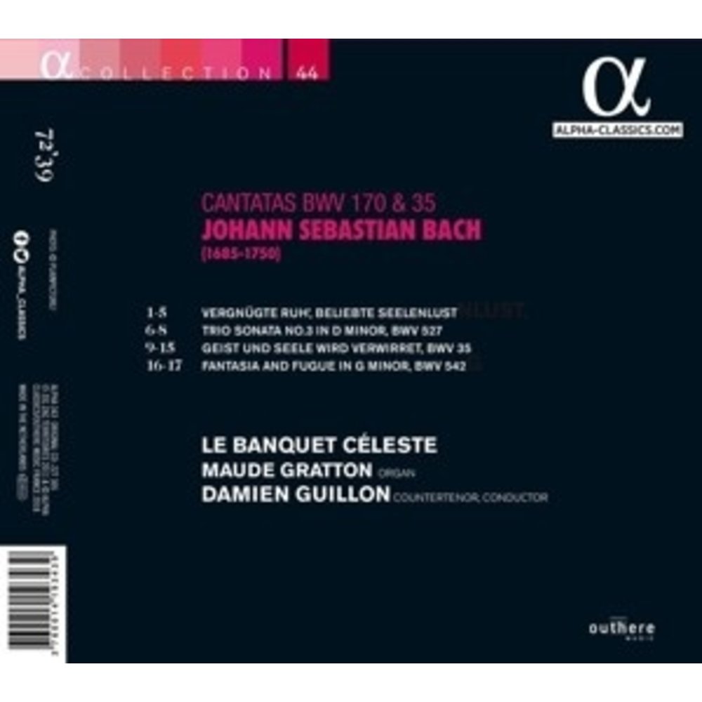 ALPHA Cantatas Bwv 170 & 35