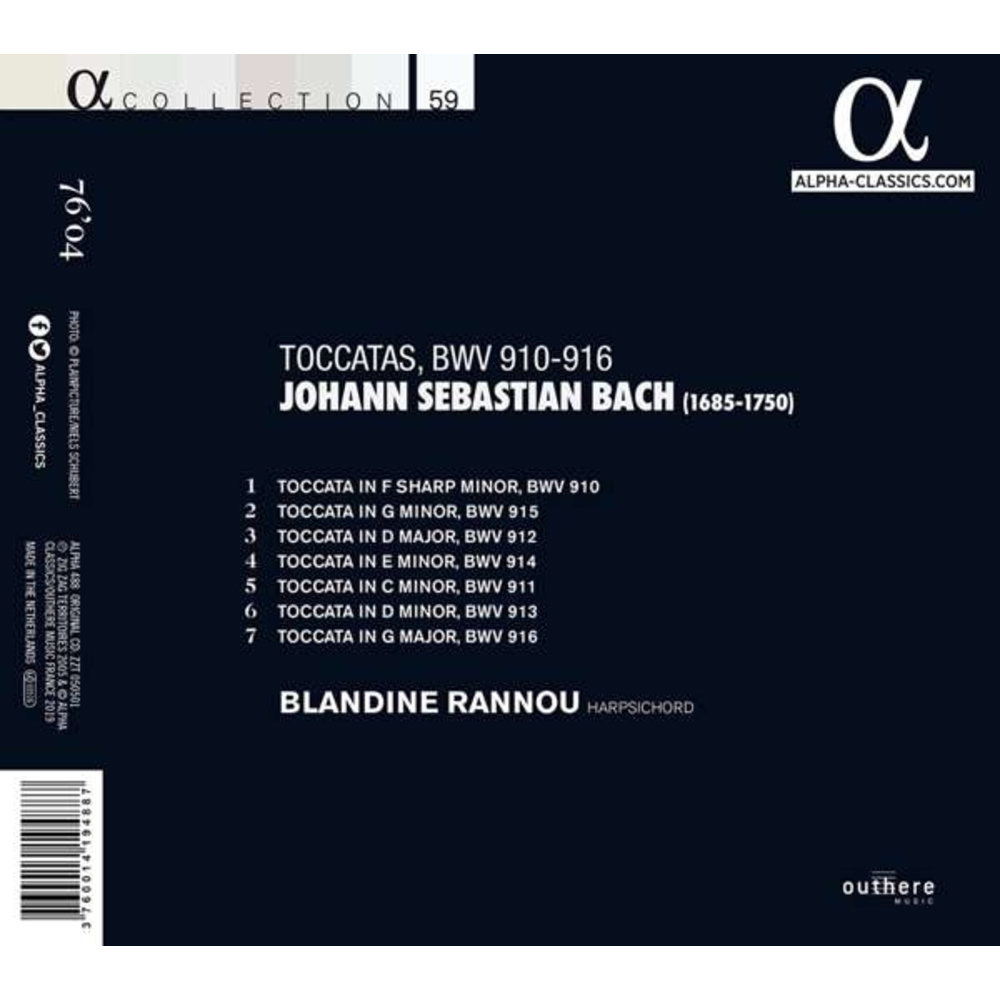 ALPHA Toccatas, Bwv 910-916