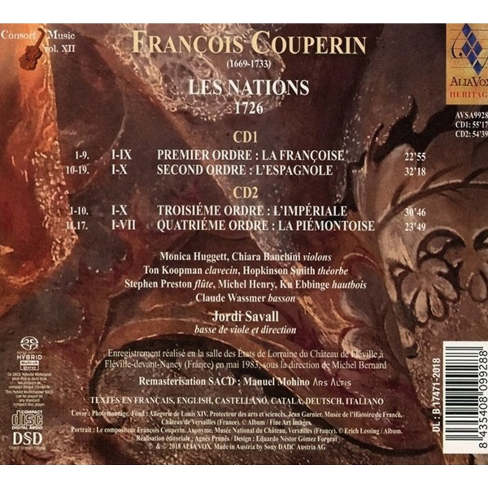 Alia Vox Couperin: Les Nations 1726 (SACD)