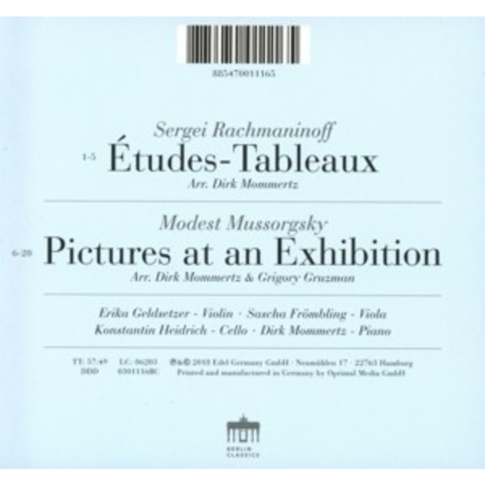 Berlin Classics Mussorgsky: Pictures at an Exhibition