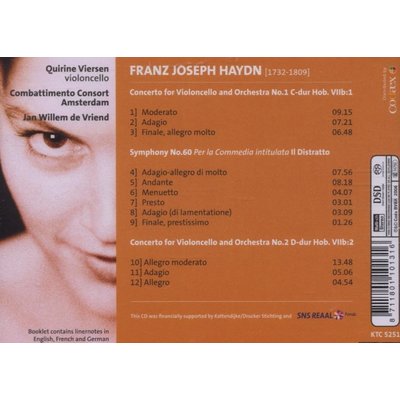 Haydn: Cello Concertos in C & D