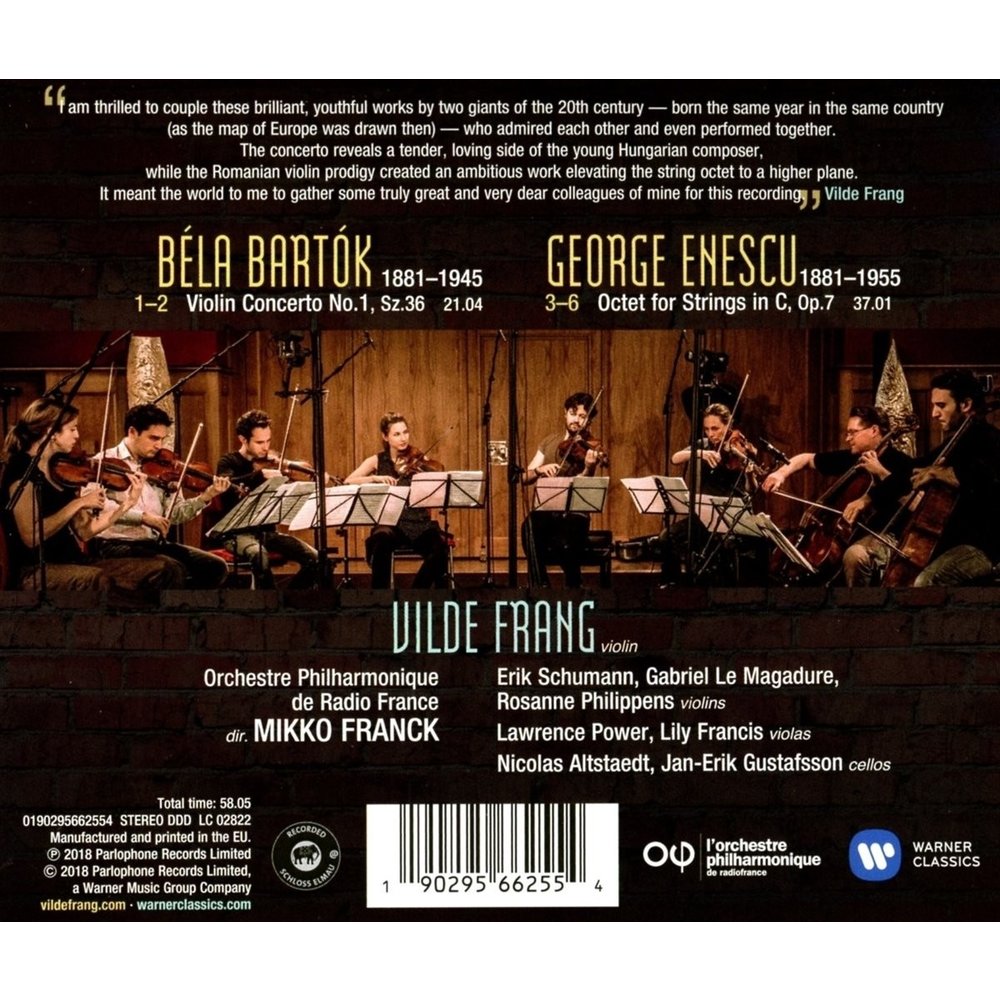 Erato/Warner Classics Violin Concerto No. 1/Octet