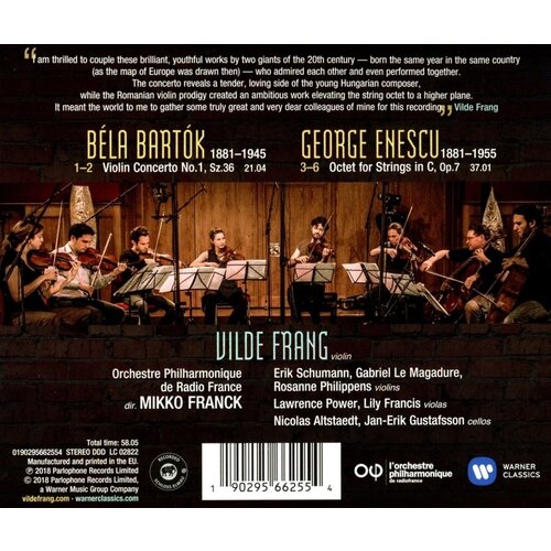 Erato/Warner Classics Violin Concerto No. 1/Octet