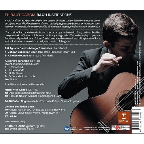 Erato/Warner Classics Bach Inspirations