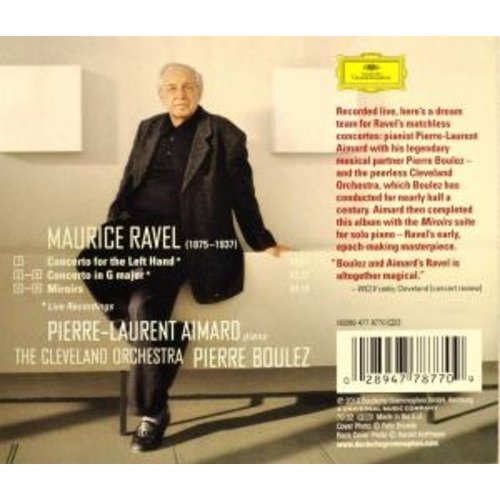 Deutsche Grammophon Ravel: The Piano Concertos; Miroirs