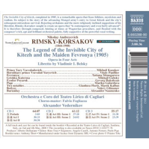 Naxos Rimsky-Korsakov: Invisible City