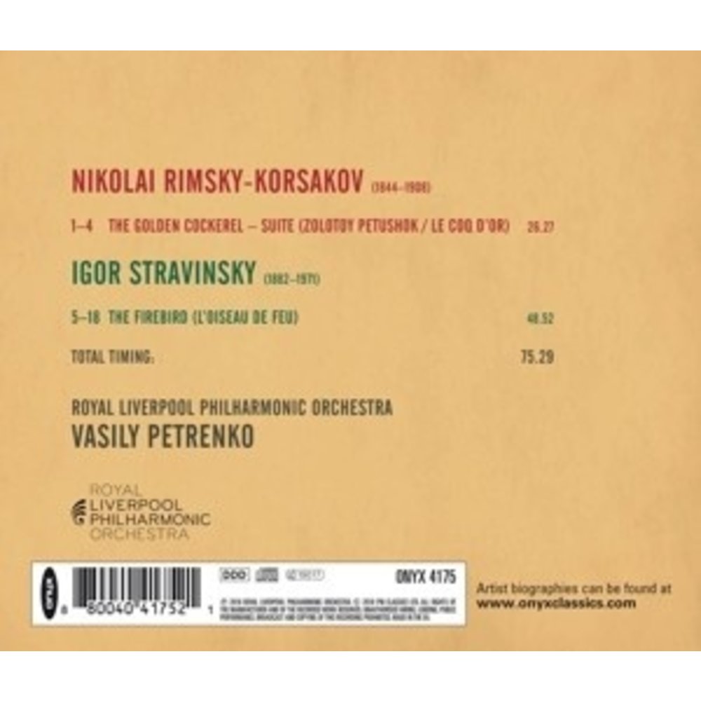ONYX CLASSICS The Firebird & Le Coq D Or