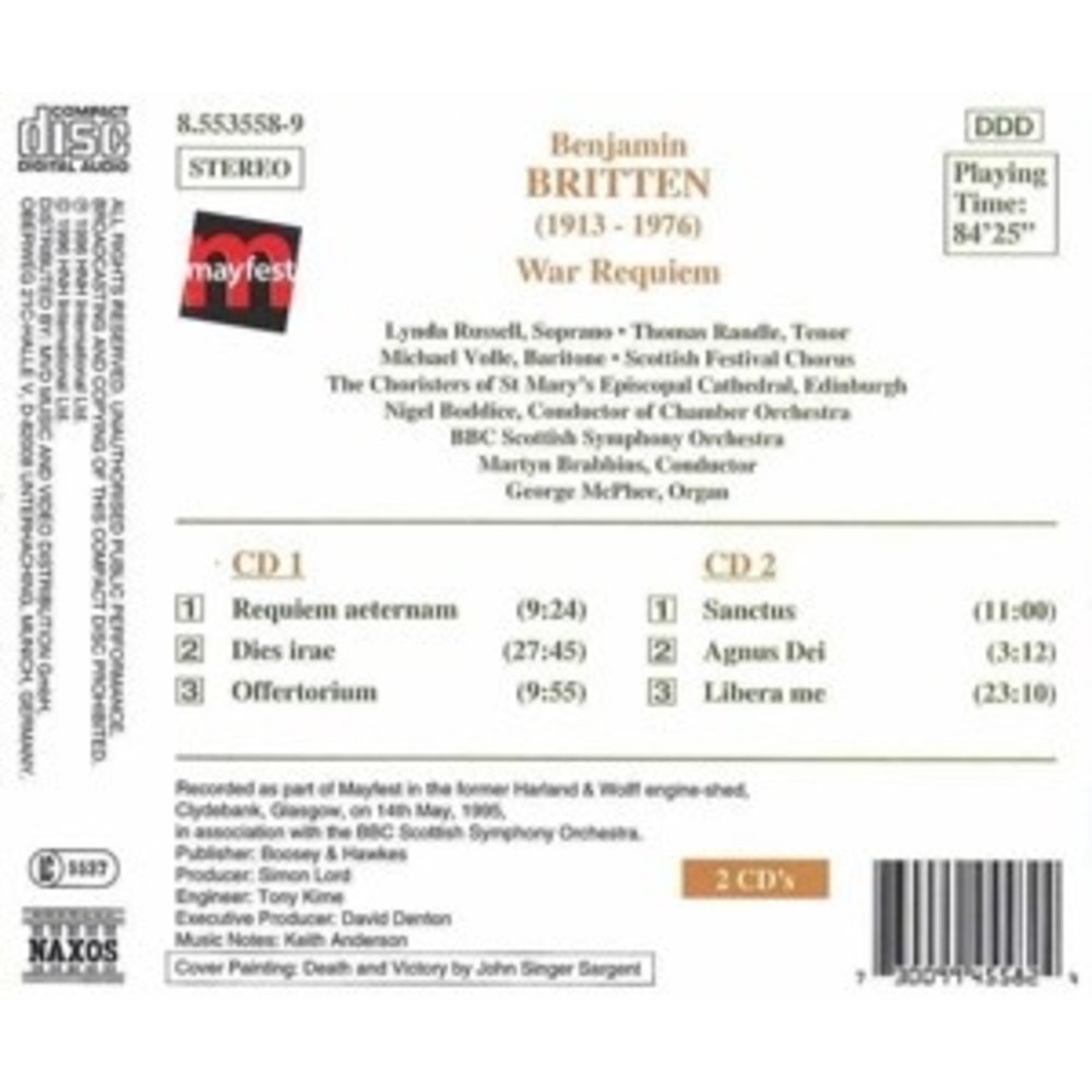 Naxos Britten: War Requiem