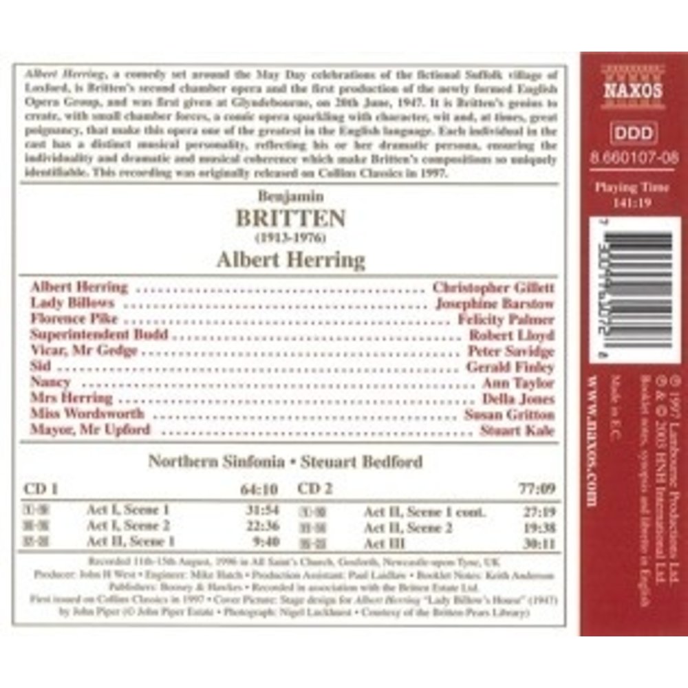 Naxos Britten: Albert Herring