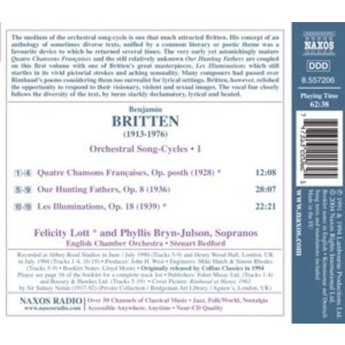Naxos Britten:orchestral Songs-Cycle