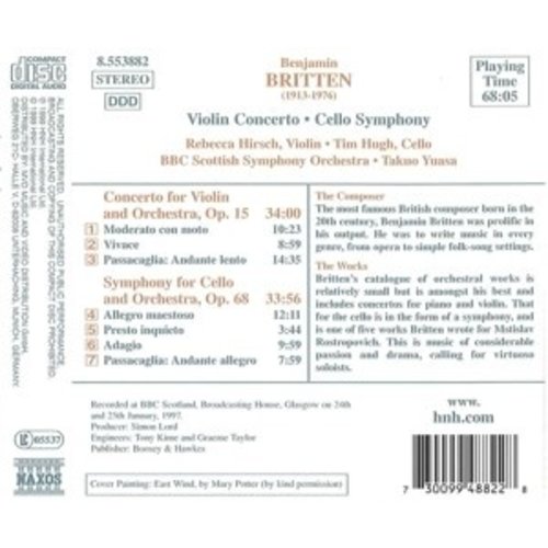 Naxos Britten: Violon Con.cello Sym.