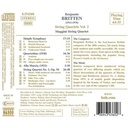 Naxos Britten: String Quartets Vol.2