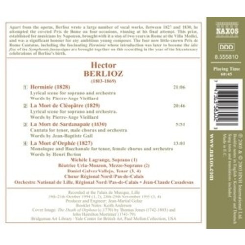 Naxos Berlioz: Cantatas