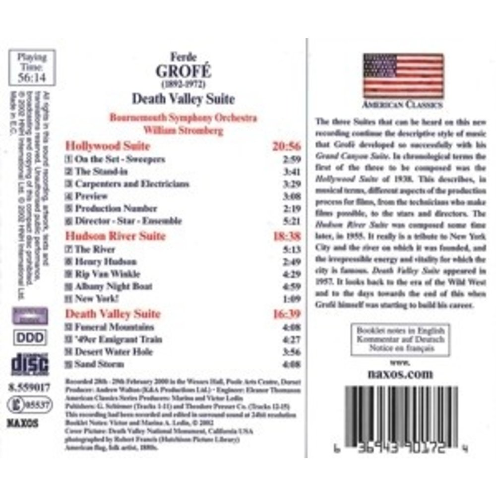 Naxos Grofe: Death Valley Suite