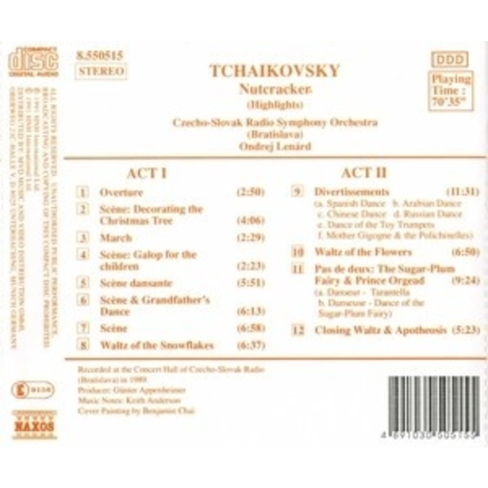 Naxos Tchaikovsky: Nutcracker