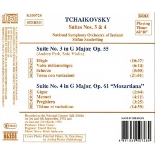 Naxos Tchaikovsky: Suites 3 & 4