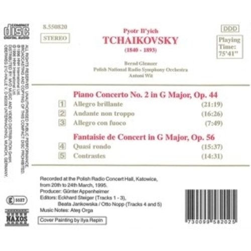 Naxos Tchaikovsky: Piano Concerto 2