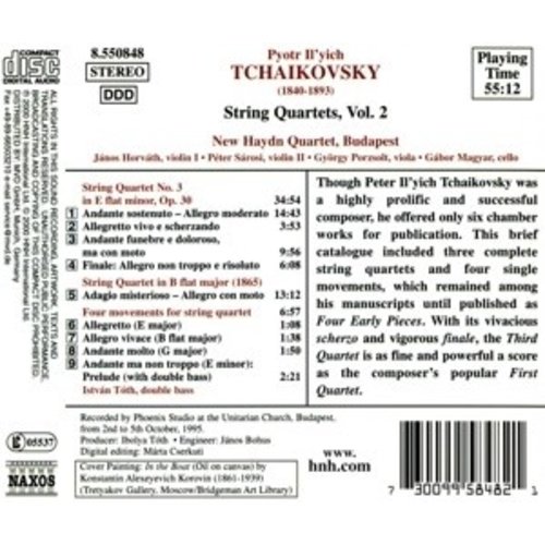 Naxos Tchaikovsky:string Quart. Vo.2