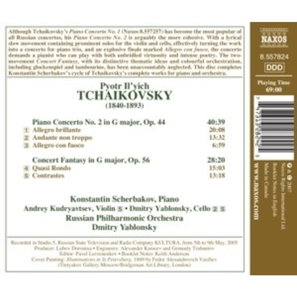 Naxos Tchaikovsky: Piano Conc. No.2