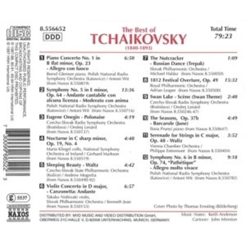 Naxos The Best Of Tchaikovsky