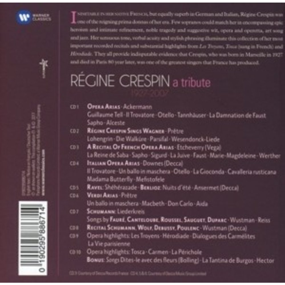 Erato/Warner Classics 1927-2007 - A Tribute