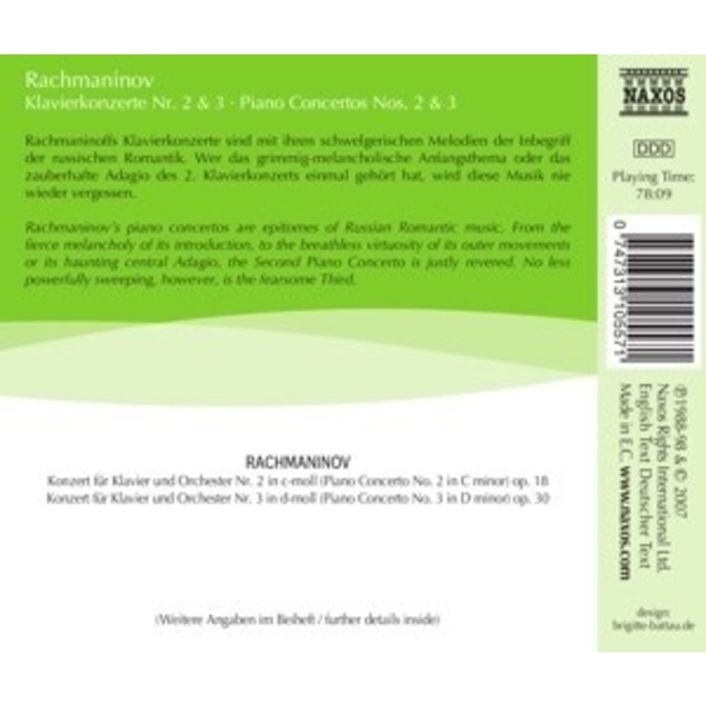 Naxos Rachmaninov:piano Concert.2&3