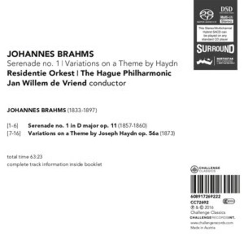 Serenade No. 1 / Variations On A Theme By Haydn