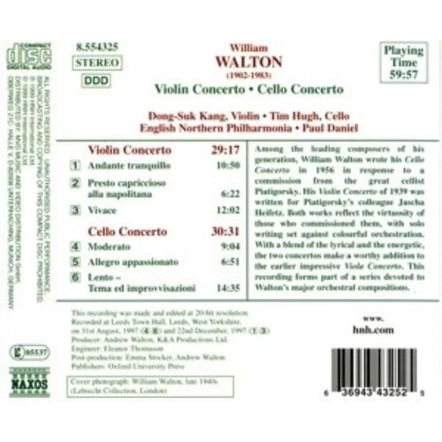 Naxos Walton: Violin Con.cello Conc.