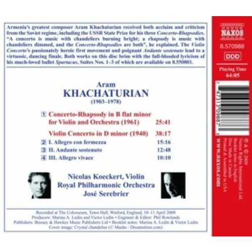 Naxos Khachaturian: Violin Concerto