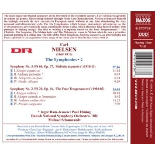 Naxos Nielsen: Symphonies No. 2 & 3