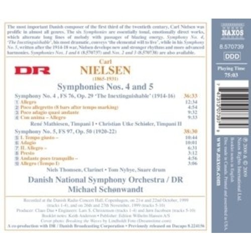 Naxos Nielsen: Symphonies 4+5