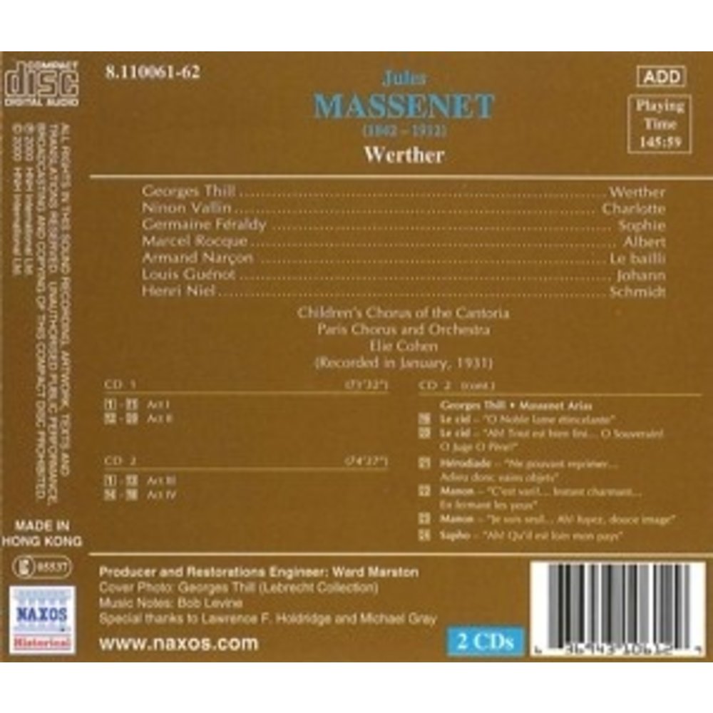 Massenet: Werther