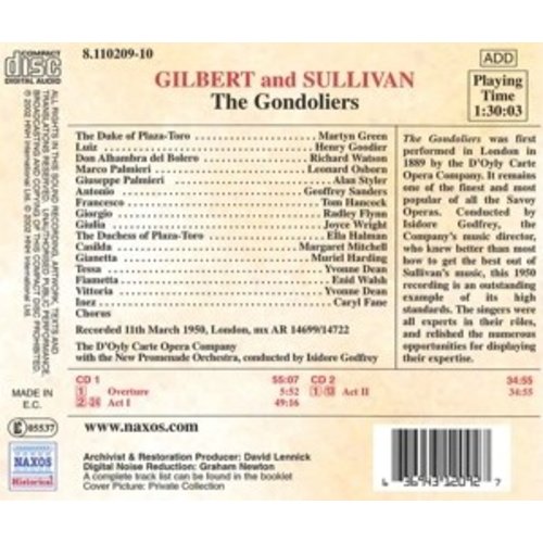 Gilbert&Sullivan:the Gondolier