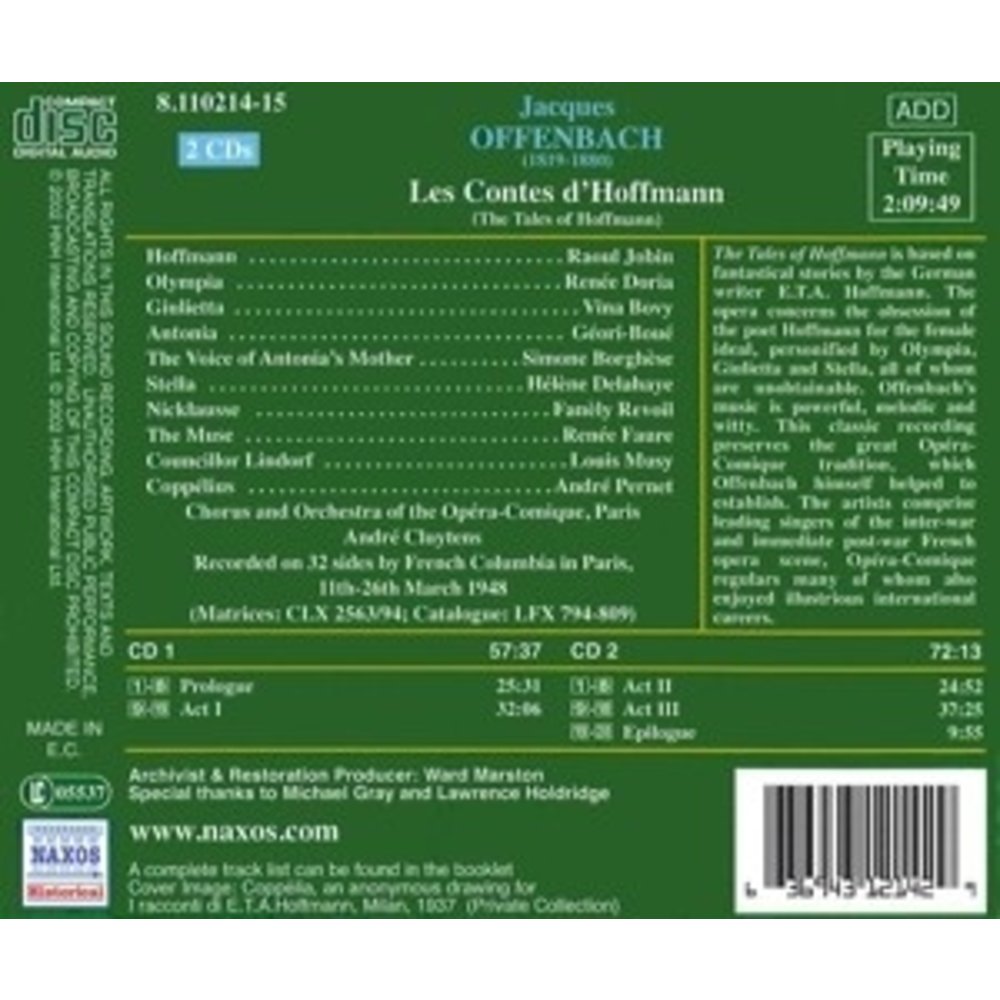 Offenbach:les Contes D'hoffman