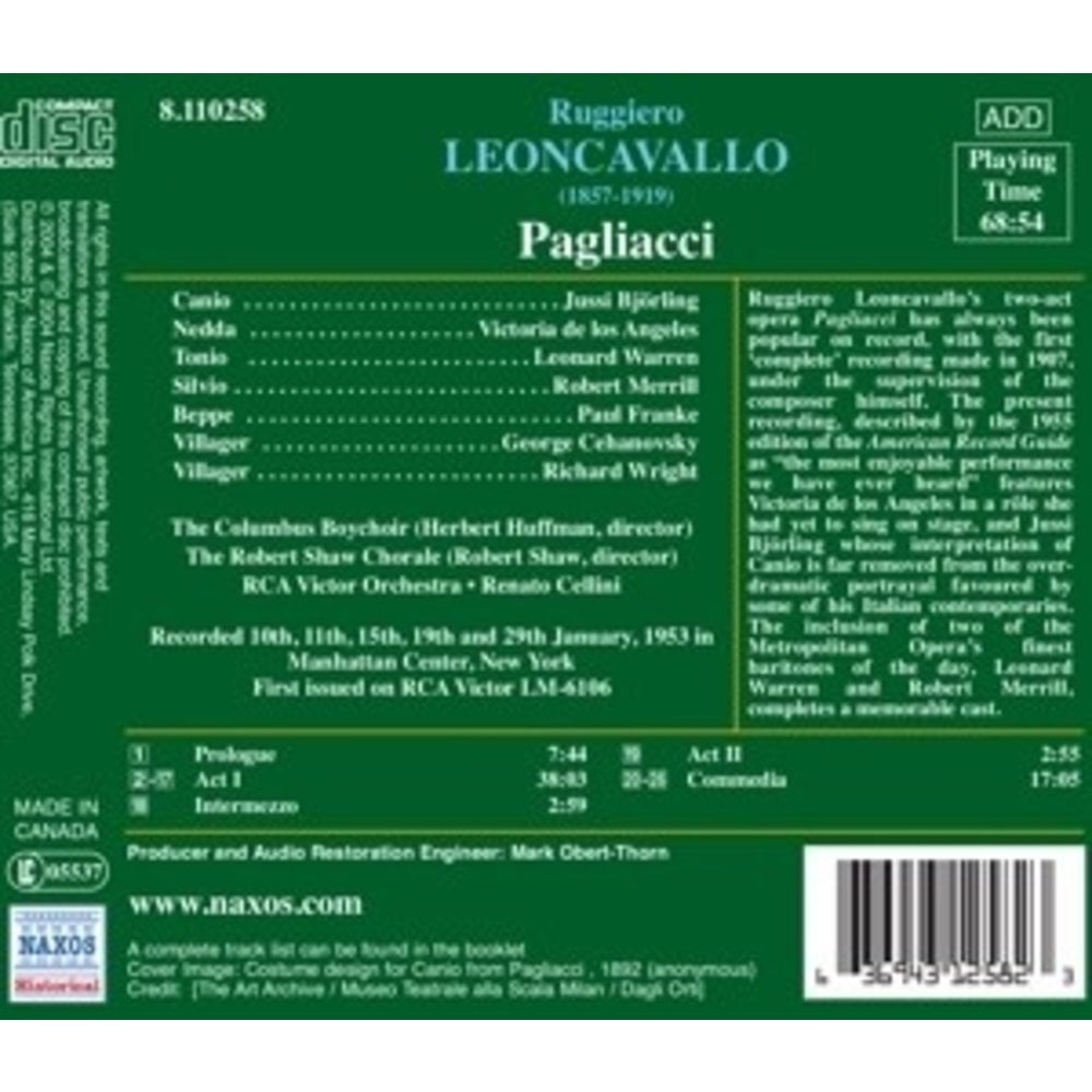 Leoncavallo: Pagliacci